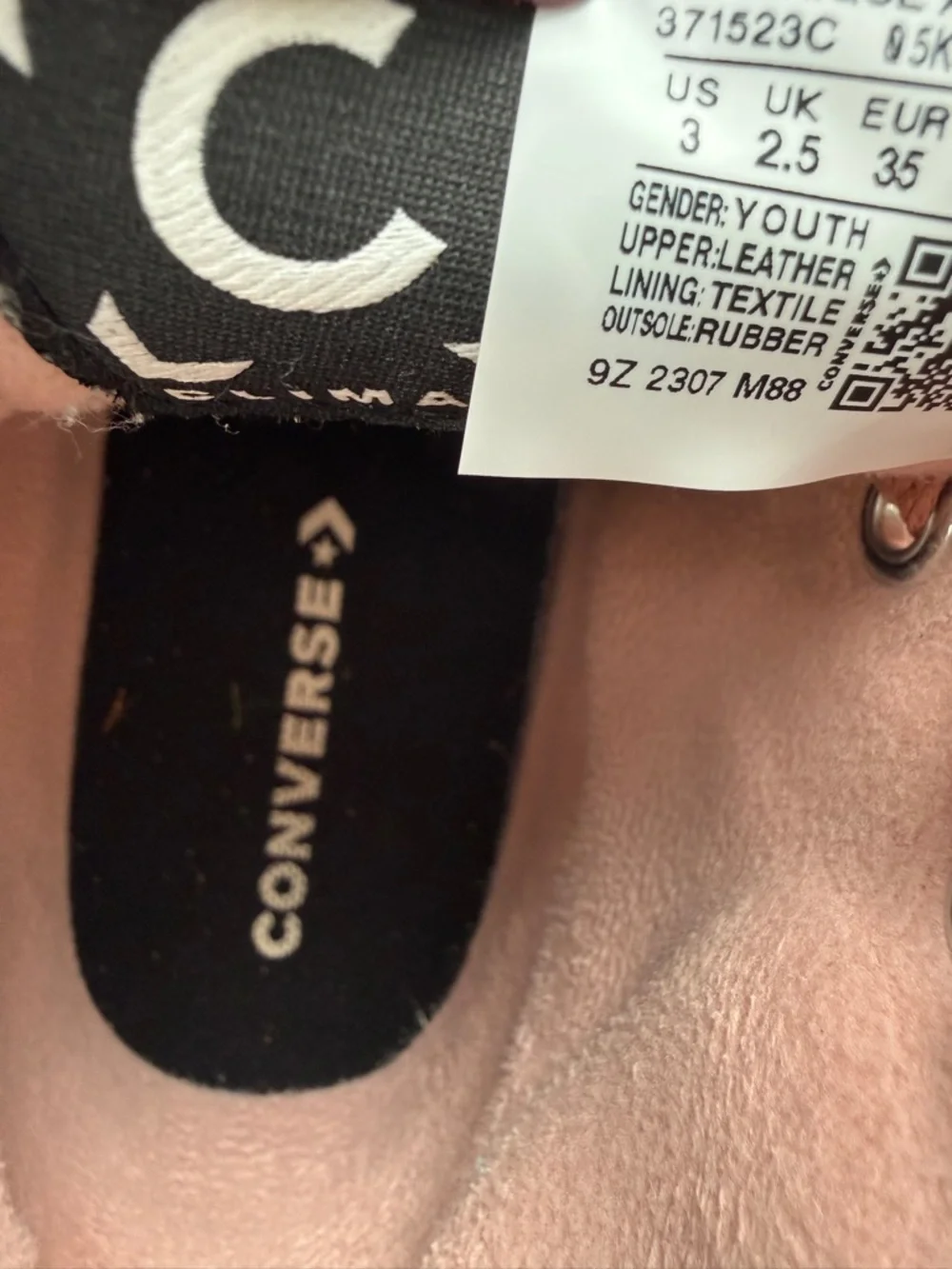 Converse Kids High-Top Sneakers in‎ Dusty Pink